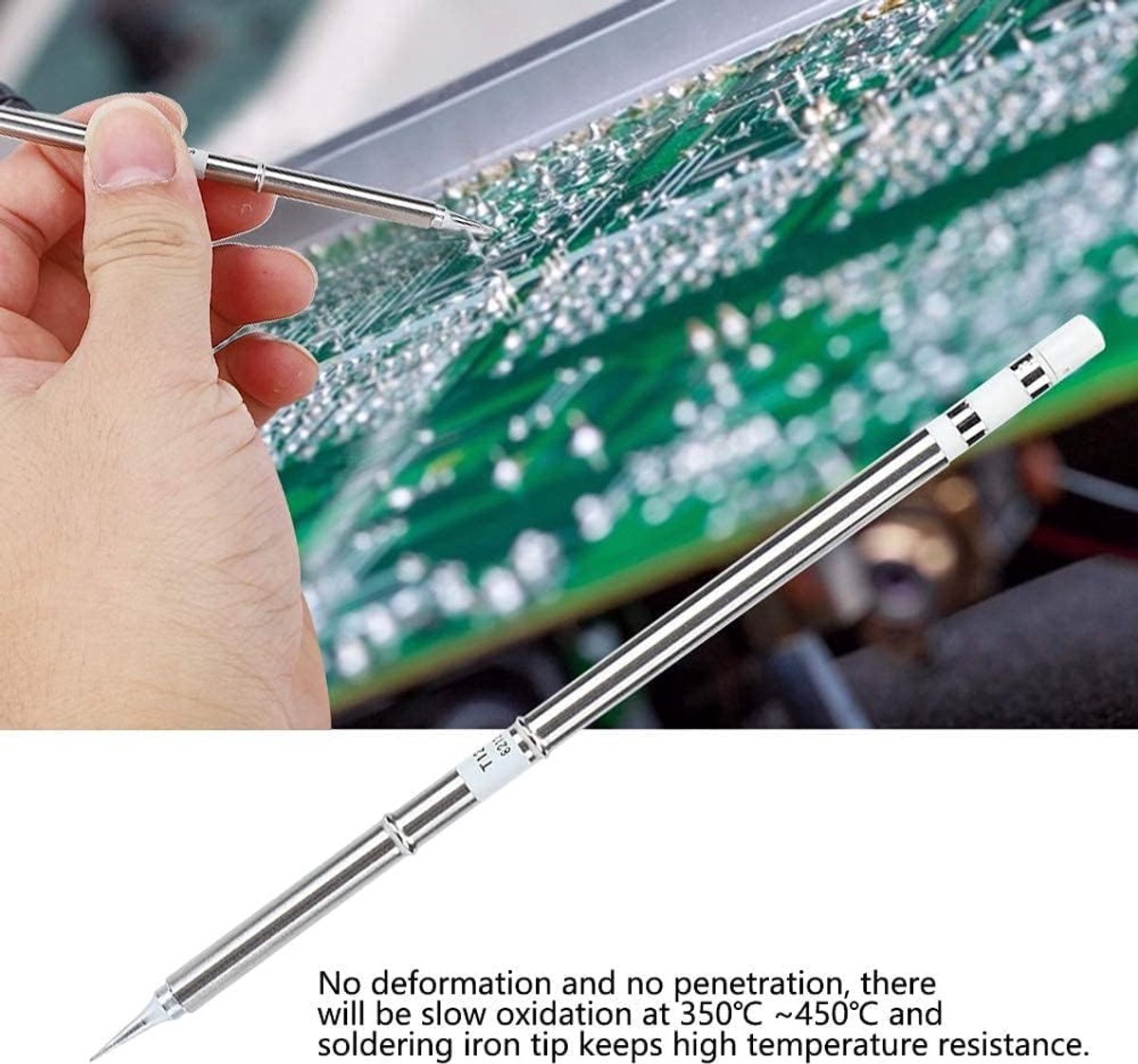 Tips, T12-ILS soldeerpunt, Elektronische soldeerbout Accessoires, met een Weerstand tegen Corrosie en Weerstand op Hoge Temperatuur, voor Alle 616 Control Board T12 Solderen Station
