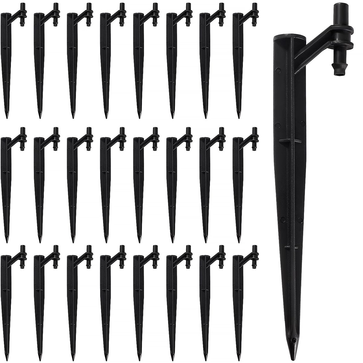 25 Stuks 12.5cm Irrigatie Druppel Ondersteuning Staken, Tuin Irrigatie Nozzles Grond, Houder voor Tuinirrigatie-Grondsproeiers, voor Moestuinen, Planten