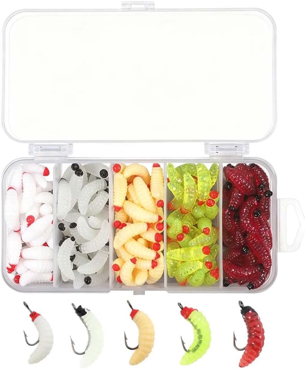Zachte siliconen wormen voor brood, zachte plastic wormen voor zout water en zoet water, voor baars, trout, glaucoom