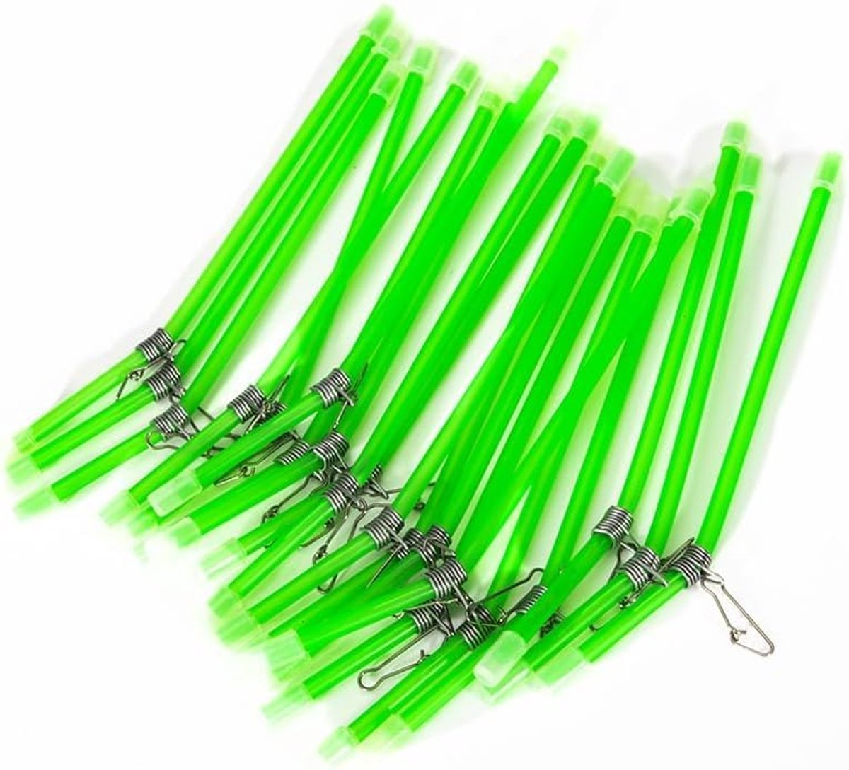 Anti Tangle Boom Set, 20 anti boom met wervels, visaccessoires, buizen, anti-tangle boom met wervel, anti-tangle boom met wervel, anti-wirwar boomhulzen, set doorloopbuisjes accessoires (B)