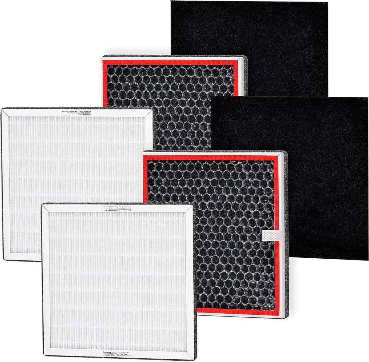 vervangingsset compatibel met Beurer LR200 en LR210 luchtreiniger | Bevat voorfilter en combifilter | Vervanging voor Beurer vervangingsset 660.04 (2)