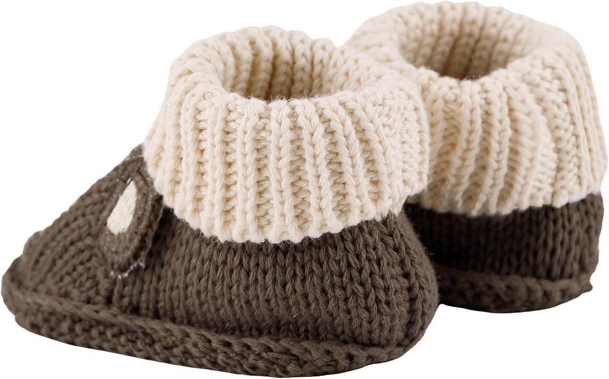 2 paar gebreide schoenen voor pasgeborenen, zachte laarzen, voor pasgeborenen, 0-3 maanden