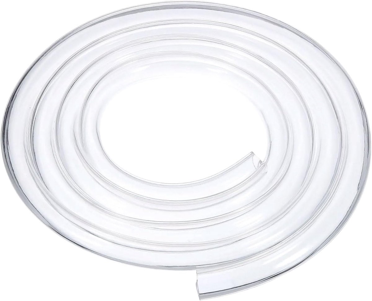 Pvc-slang, 19 mm ID x 25 mm OD - 3 meter lang, heldere vinyl waterbuis, lichte flexibele kunststof waterbuis voor aquaponica, luchtslang, irrigatie