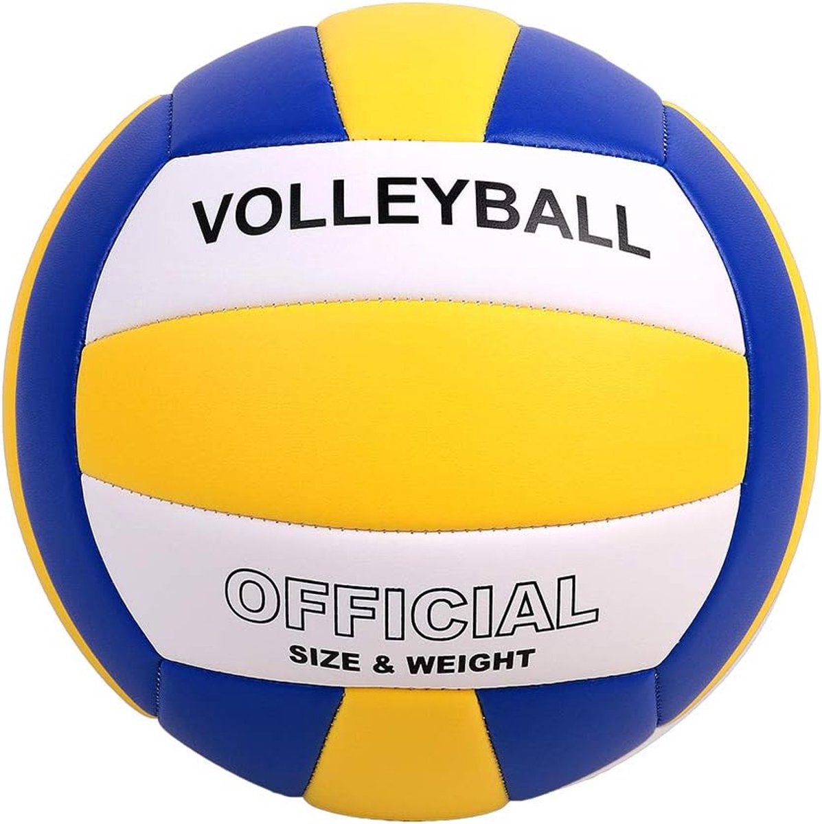 Volleybal maat 5 - PU leer - Zacht en duurzaam - Ideaal voor beginners en training - SnelShoppen