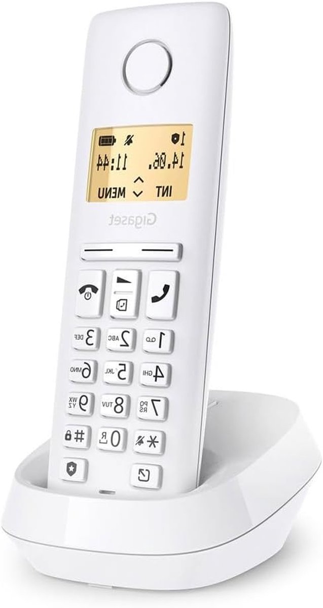 Draadloze Telefoon - Huistelefoon - Thuis Bellen - Inkomende Oproepblokkering - 50 Contacten - Wit