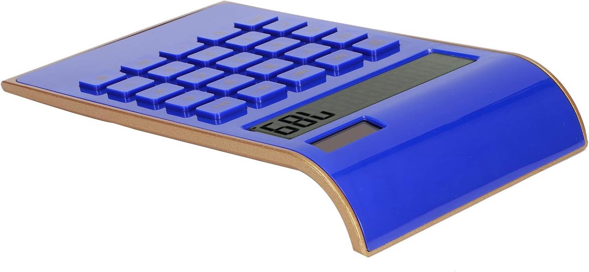 Calculator 10 Cijfers - Grote Toetsen - Zonne-energie en Batterij - Ideaal voor Thuis en Kantoor - ShopVlot