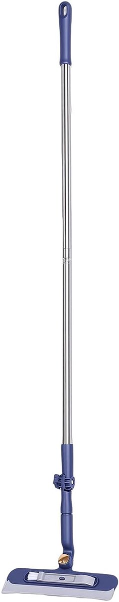 Raamreiniger - Raamwisser Glasreiniger - Ramen Schoonmaken - 180 Graden Draaibaar - 120 cm - Blauw
