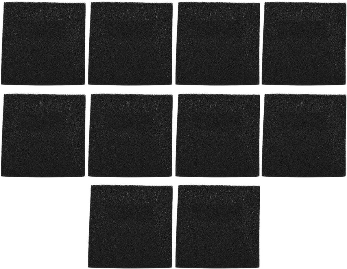 Geactiveerde koolstoffilters 13 cm x 13 cm - Pack van 10 - Voor het absorberen van soldeerdamp - Gezonde werkomgeving - ShopVlot