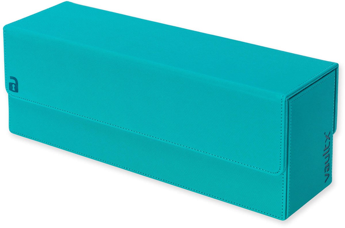 Vault X Exo-Tec® Card Box voor Trading Cards 450+ - Kaarthouder en opbergdoos - Blauwgroen