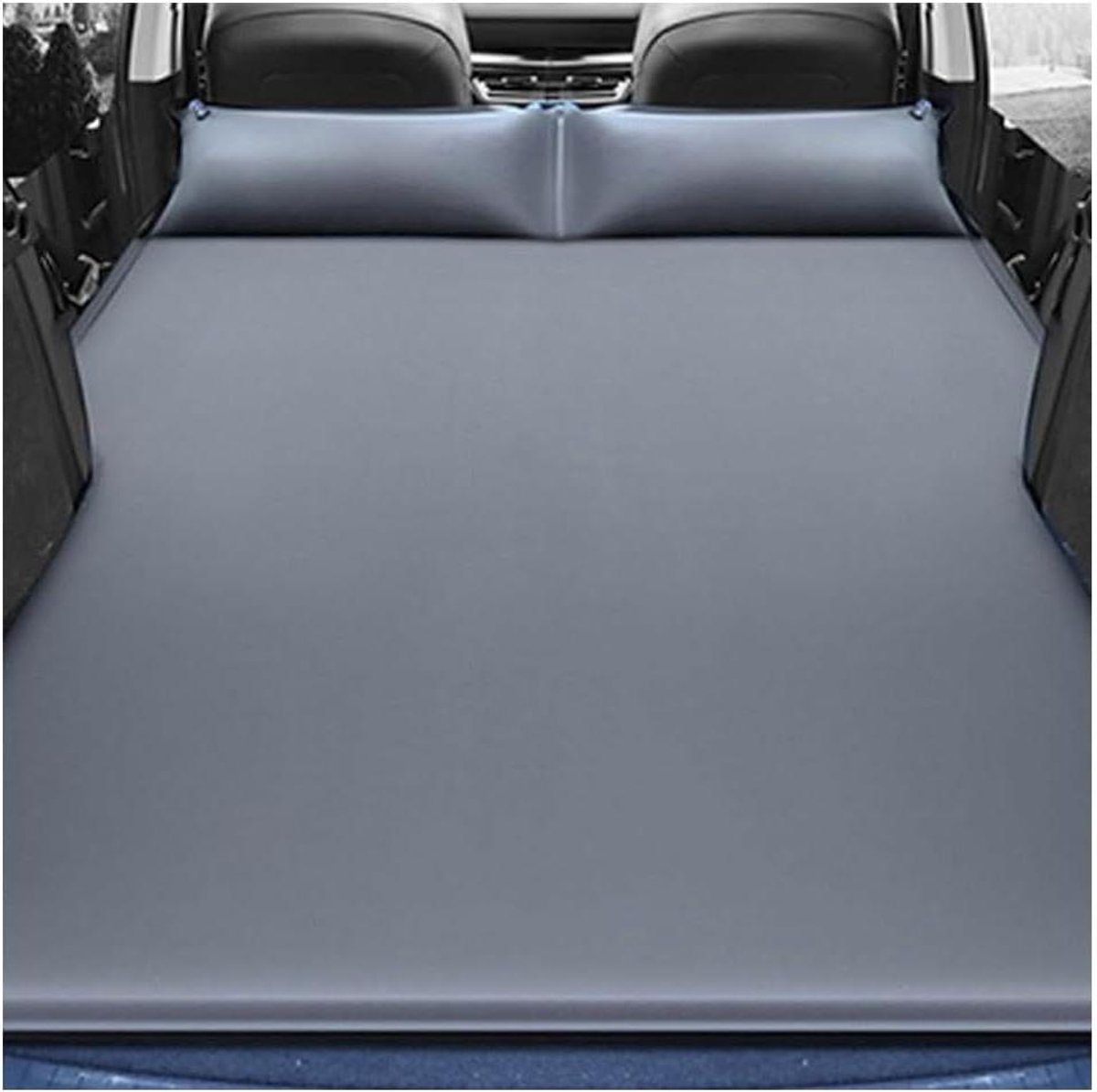 Opblaasbaar Matras - Luchtbed Kofferbak - Draagbaar Reizen - Auto Opblaasbaar - 40 x 30 x 20 cm - Donkergrijs