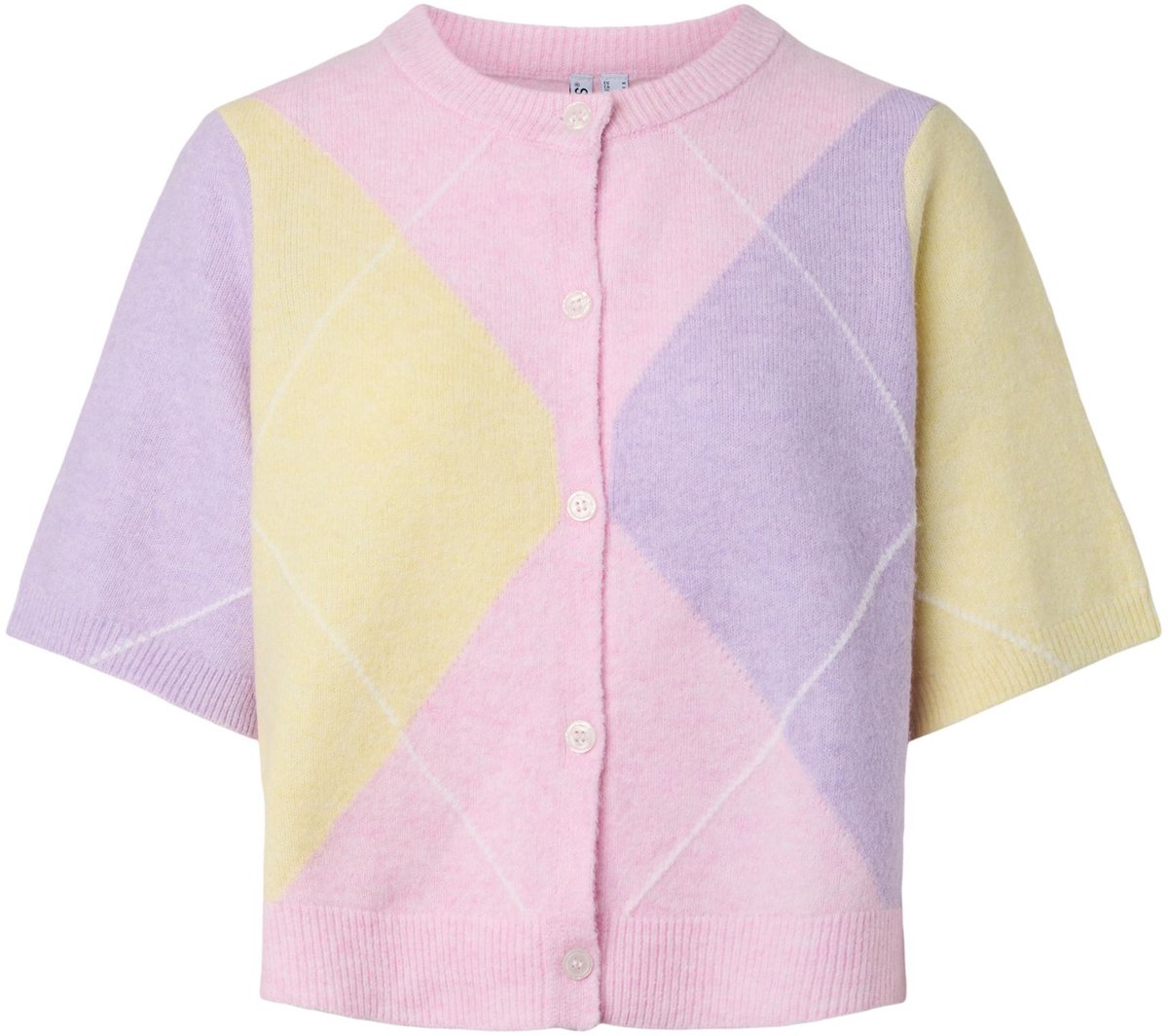 Pieces gebreid vest PCSALLY RUIT