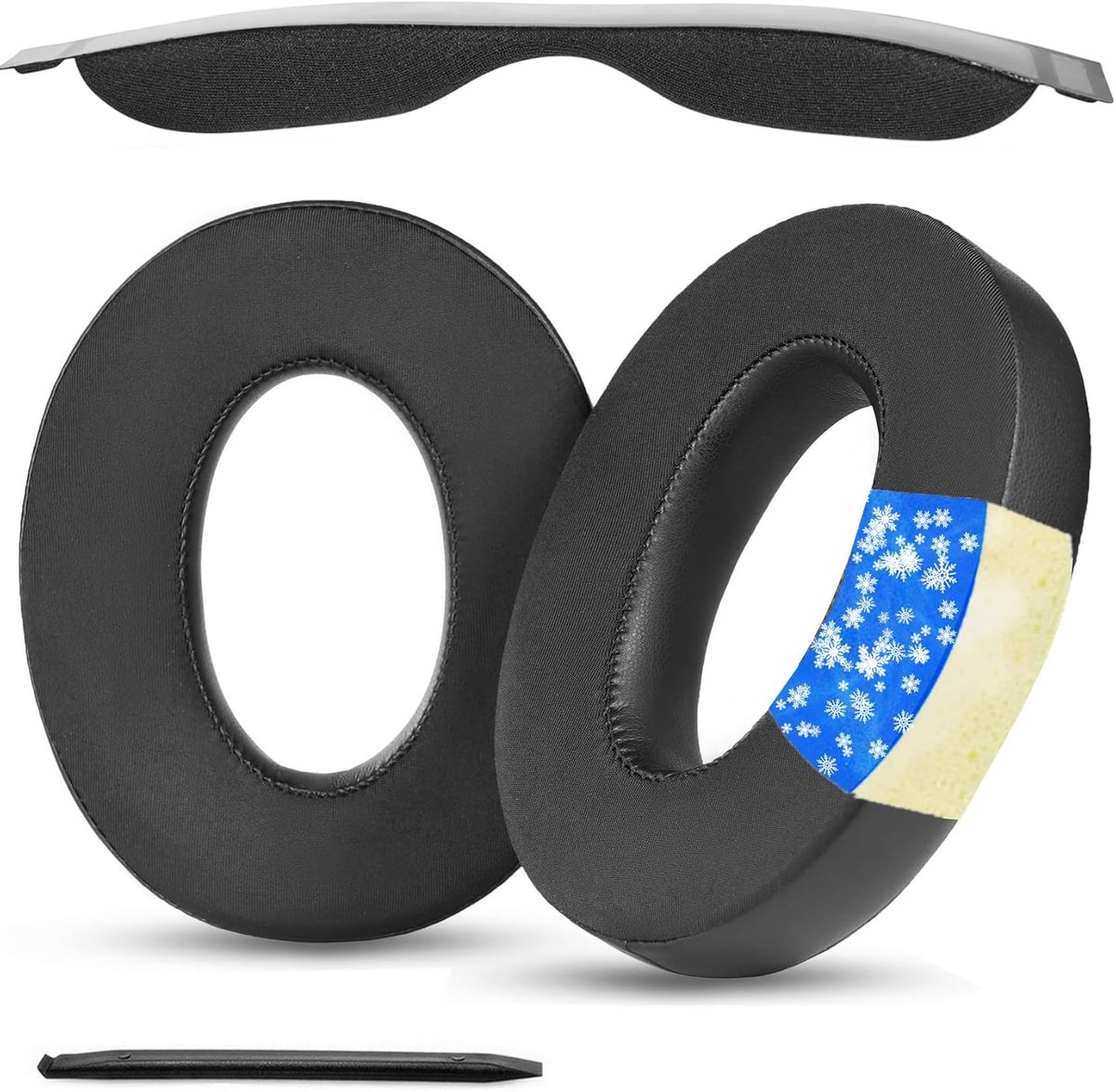 SnelShoppen - Cooling Gel Vervangende Oorkussens en Hoofdband voor Sennheiser HD660S/HD660S2/HD650/HD600/HD6XX/HD58X/HD580/HD545/HD535 Hoofdtelefoon,