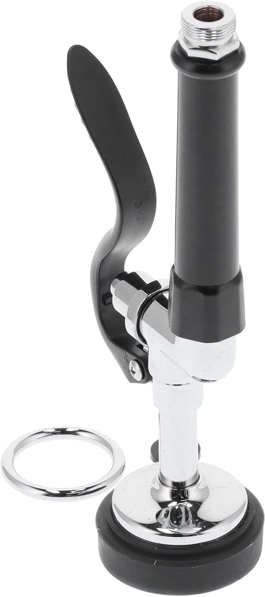 Pre Rinse Sprayer Commercial Sink Sprayer,1.42GPM Spray Valve Dish Sprayer Nozzle with Ergonomic Handle, Commercial - ShopVlot