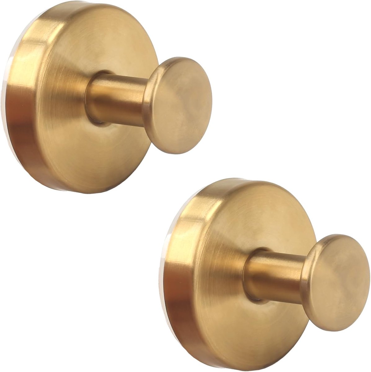 SnelShoppen - 2 Zuignappen met Haken, Badjas, Douche, Handdoek Houder, Zuignap, Kledinghaak, RVS, Duurzaam, Geen Boren, Voor Keuken, Badkamer, Douche,