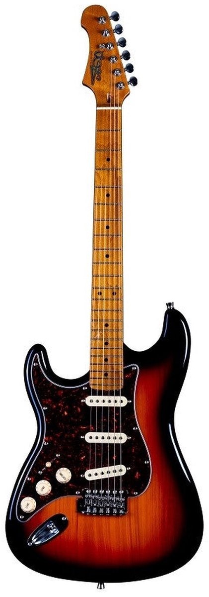 Jet JS-300 SBLH Linkshandige ST-Style Elektrische Gitaar Sunburst