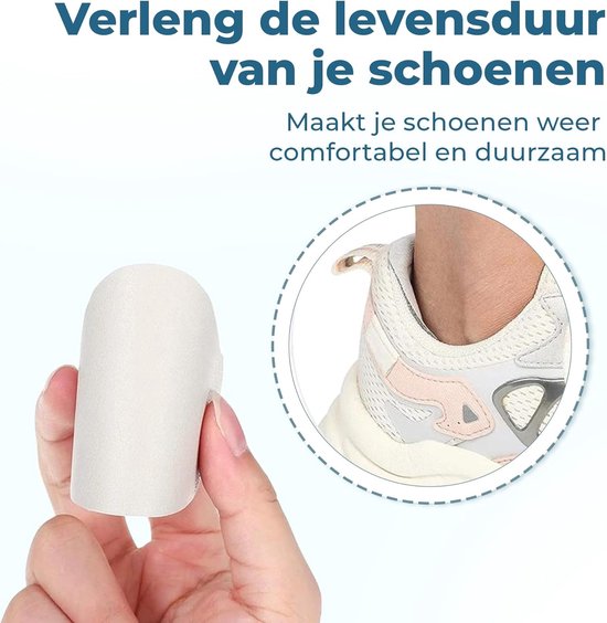 Hiel Reparatie Set - Zolen Schoen - Schoenen Herstellen - Zelfklevend Ontwerp - 4 Stuks - Zwart — afbeelding 4