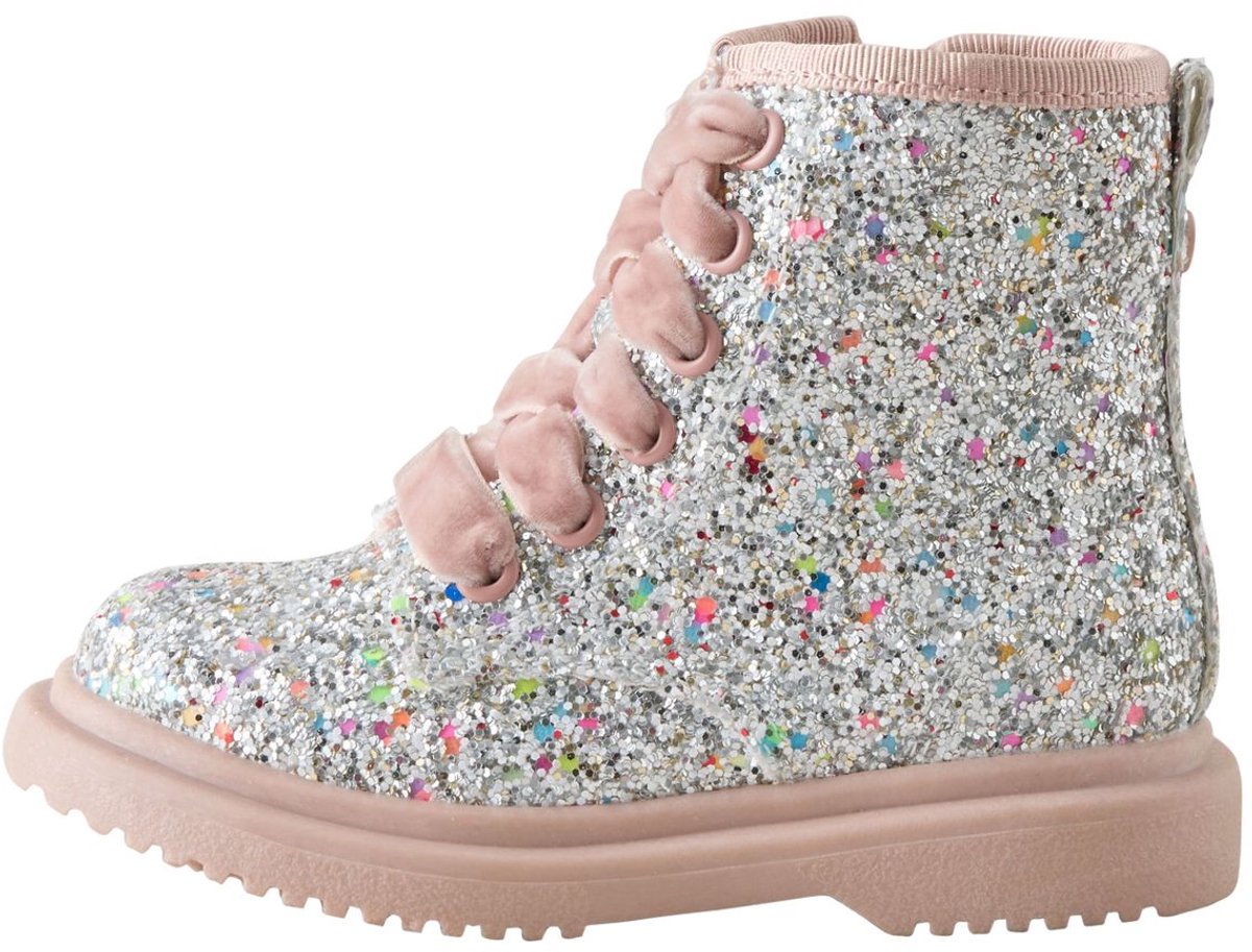 Next - Meisjes - Enkellaarzen met vetersluiting - Metallic