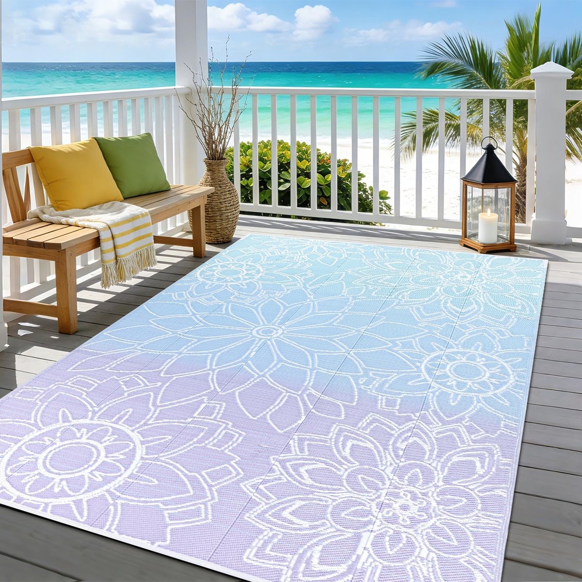 Omgoods - Weerbestendige Reversible Buitenmat voor Tuin en Balkon