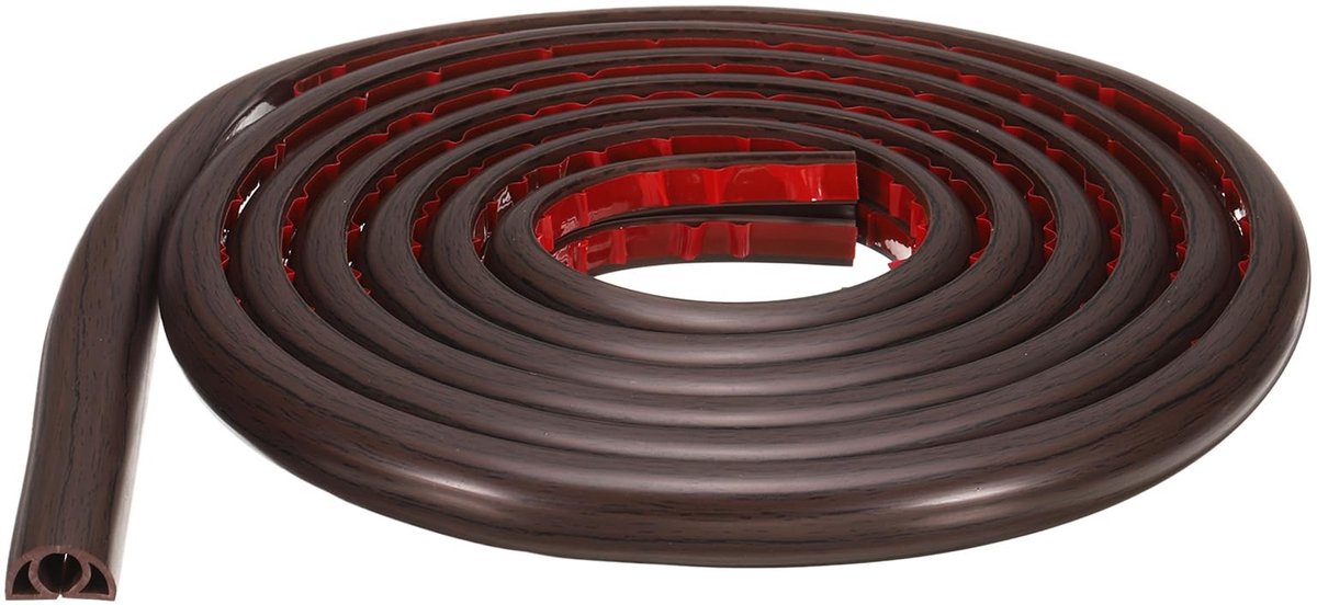 Omgoods - Kabelgoot voor de Vloer 3m - PVC Kabelbescherming voor Thuis en Kantoor