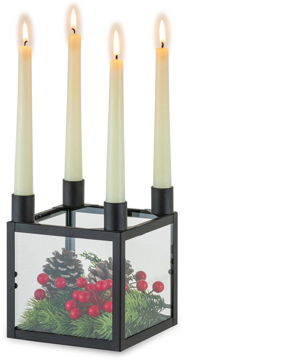 Omgoods - Moderne Adventskandelaar voor Tapered Candles