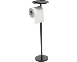 Omgoods - Vrijstaande Toilettenpapier Houder met Topplank voor 4 Rollen