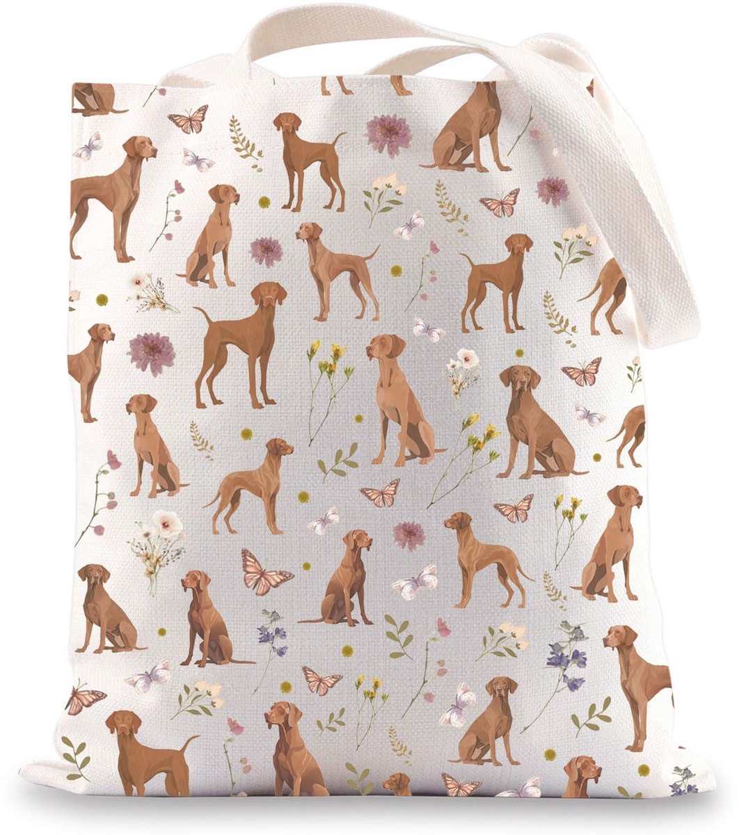 Omgoods - Tote Bag voor Hondenliefhebbers, Ideaal Cadeau voor Vizsla Eigenaren
