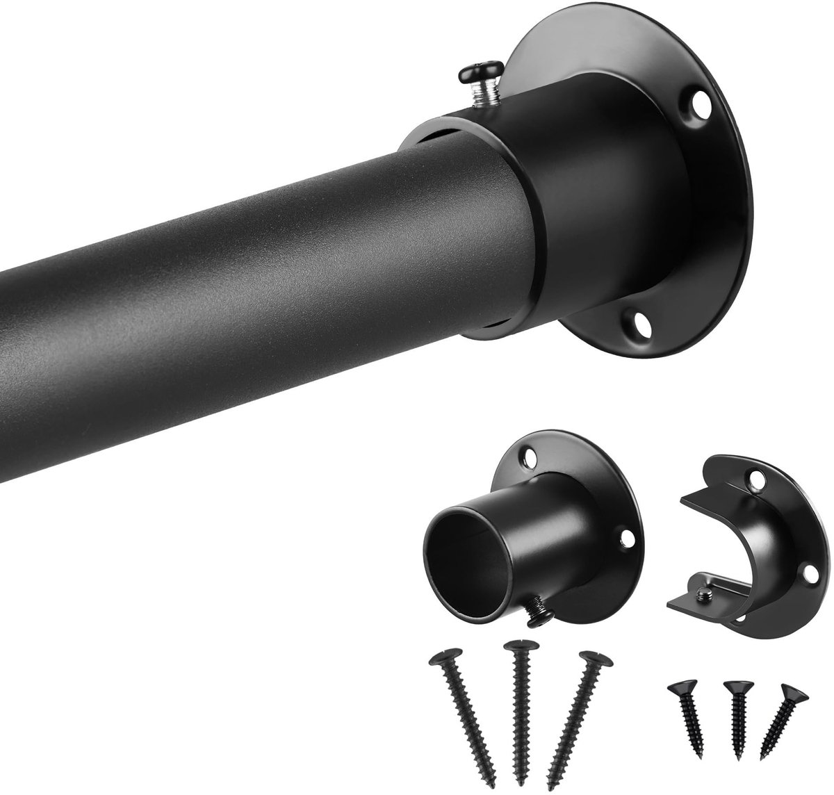 Omgoods - Telescopische Kledingrail voor Kasten (74-160 cm)