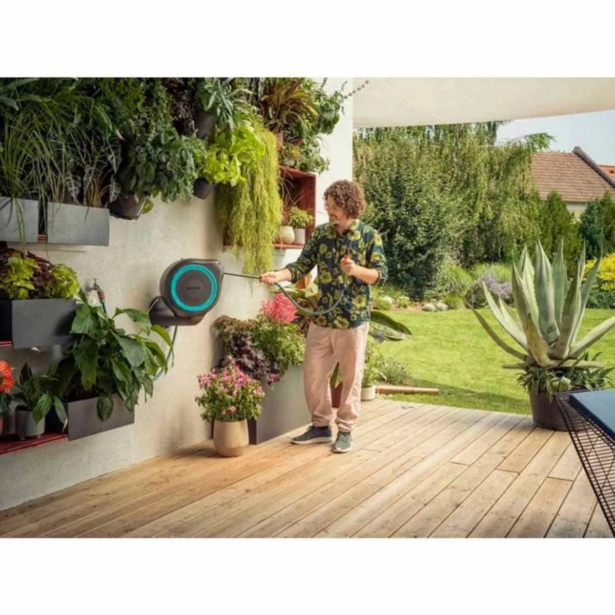 Gardena Wandslangenbox RollUp M - 20 meter - Ø 11 mm