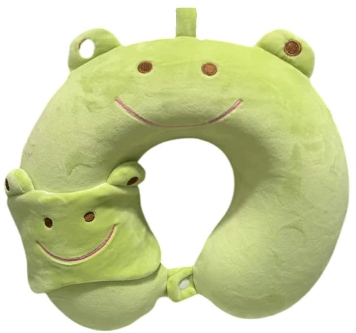 Omgoods - Cartoon Dier Reiskussen met Oogmasker - Comfortabel Slaapkussen voor Kinderen en Volwassenen
