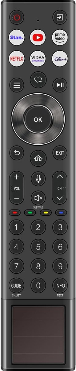 Omgoods - Vervangende Afstandsbediening voor TV met Zonne-energie