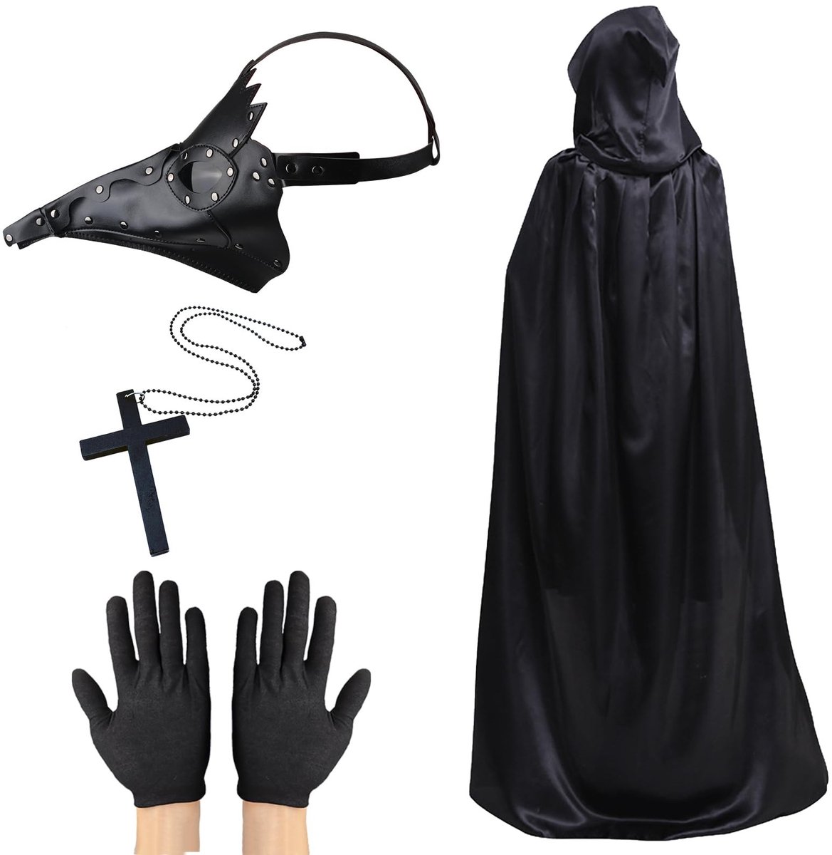 Omgoods - Steampunk Pestdokter Masker voor Halloween en Cosplay