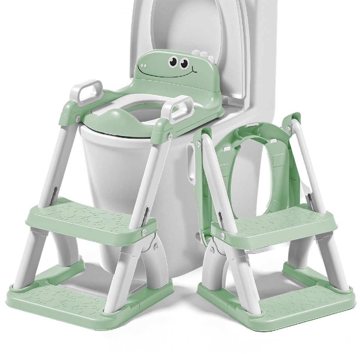 Omgoods - Toilettrainer voor Peuters met Verstelbare Ladder