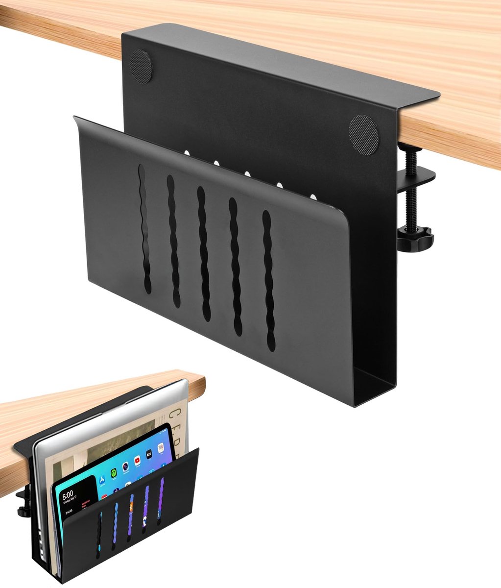 Omgoods - Onderdesk Organiser met Klem voor Bureau