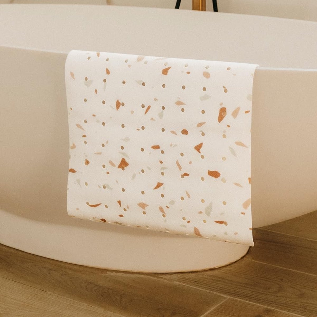 Omgoods - Kinder Badmat - XL Antislip Terrazzo Patroon 100 x 40 cm