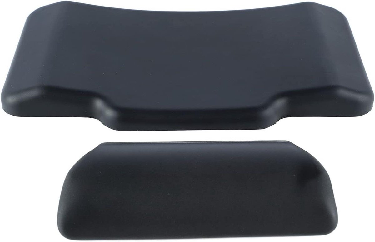 Motorbagagebox Rugkussen - Passagierssteun Demping Pad - Comfortabele Motorritten - Ergonomisch PU-leer Ontwerp - 3 cm Dikte - Zwart