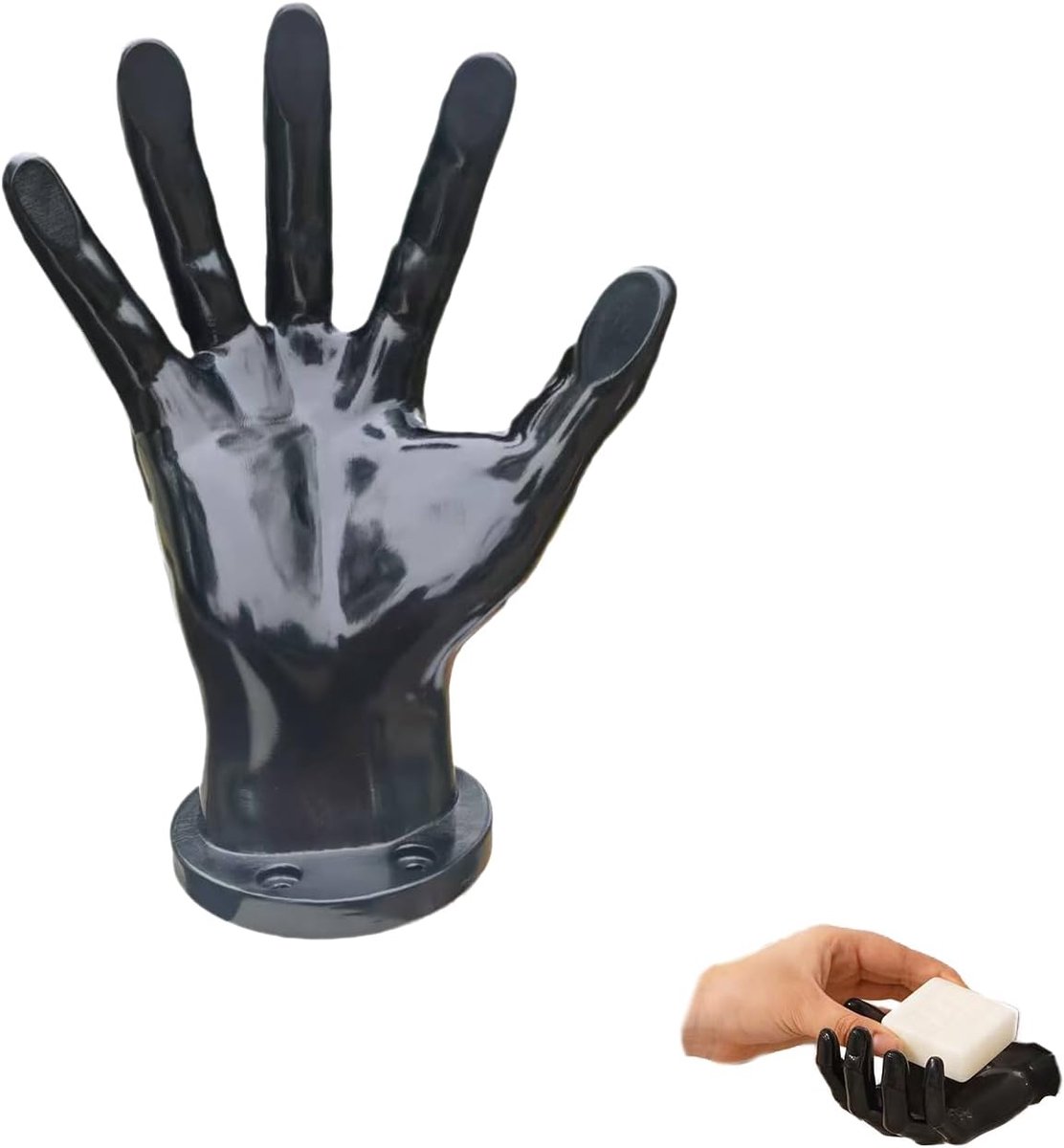 Basketbalhouder Hand - Realistisch handmodel - Zwart ontwerp - Voor het tentoonstellen van sportballen - ShopVlot