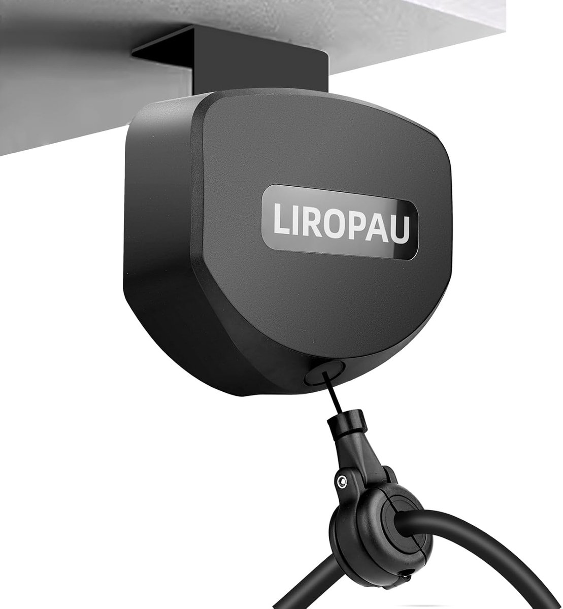 SnelShoppen - Automatische Retractable Wallbox Kabelhouder voor Elektrische Voertuigen, Oplaadkabel Type 1 & 2, Muur- en Plafondmontage, 3.5m, Ruimteb