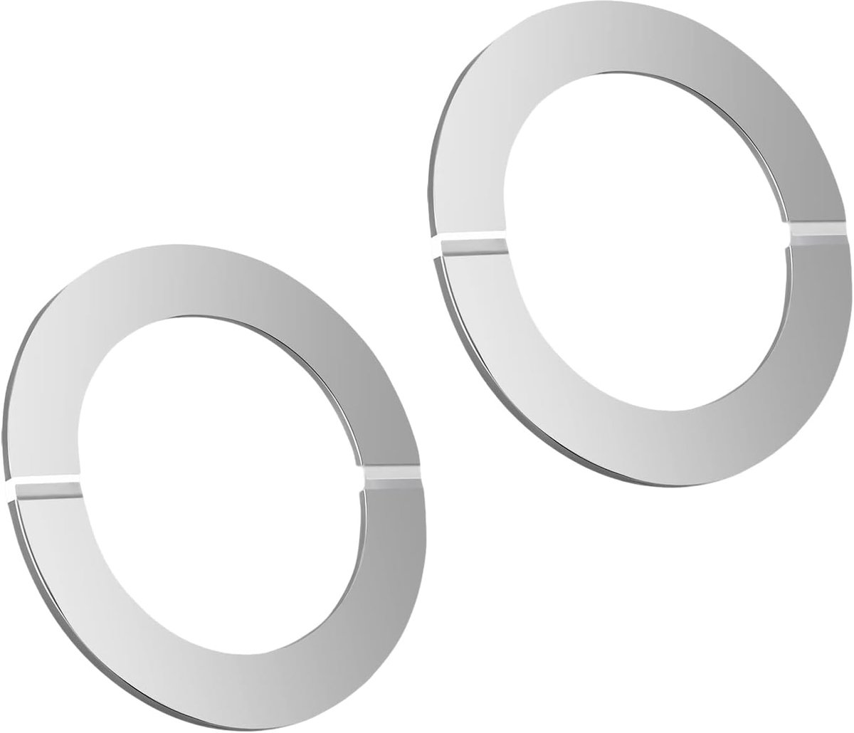 Set of 2 heating pipes, 304 stainless steel tube covers for stoves, double components, self-adhesive, for tiles - ShopVlot