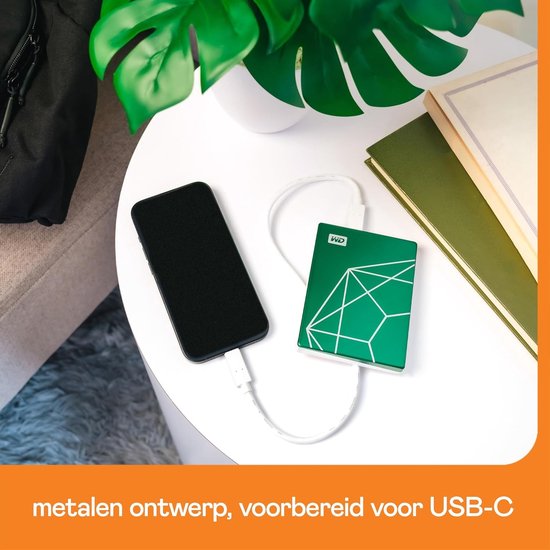 Draagbare Externe Harde Schijf - Metalen Ontwerp - Tot 6 TB Capaciteit - Ransomware Bescherming - Voor Windows PC, Mac en Mobiele Apparaten — afbeelding 2