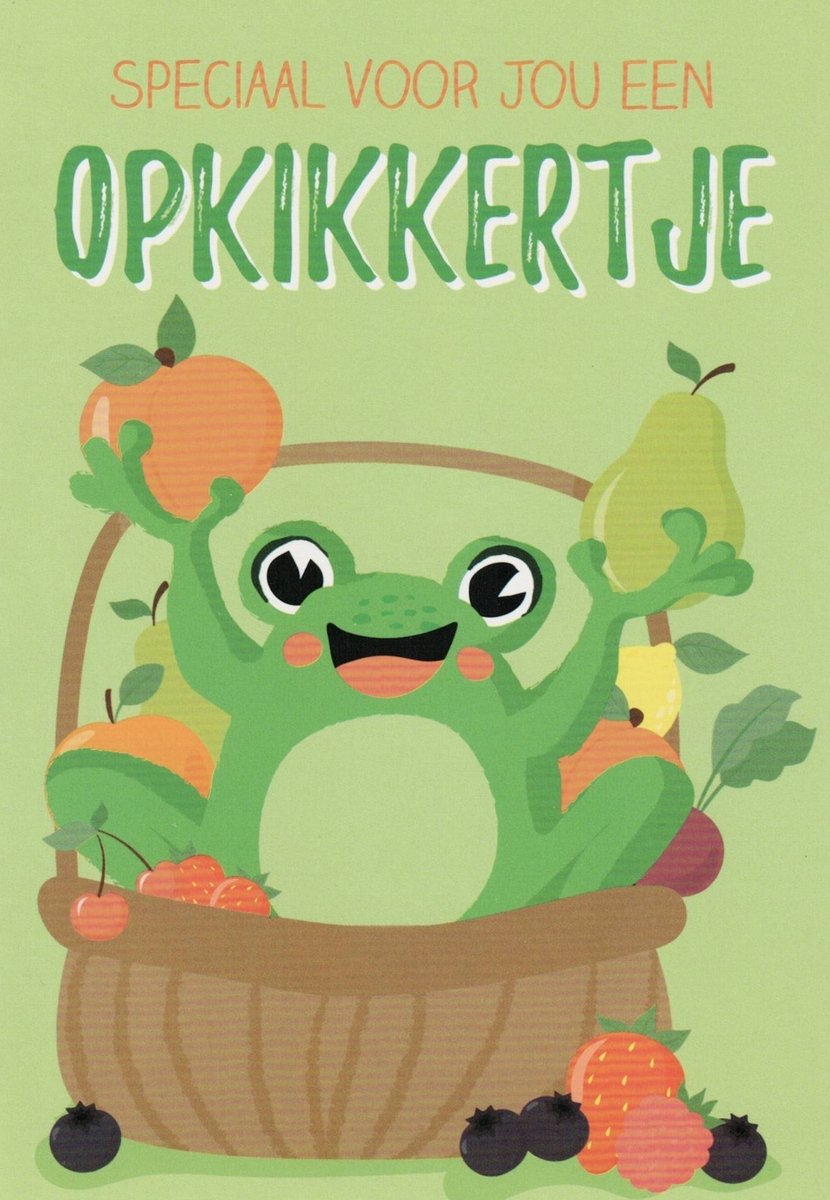 Opikkertje kaart | Wenskaart | 10 stuks | Speciaal voor jou een opkikkertje