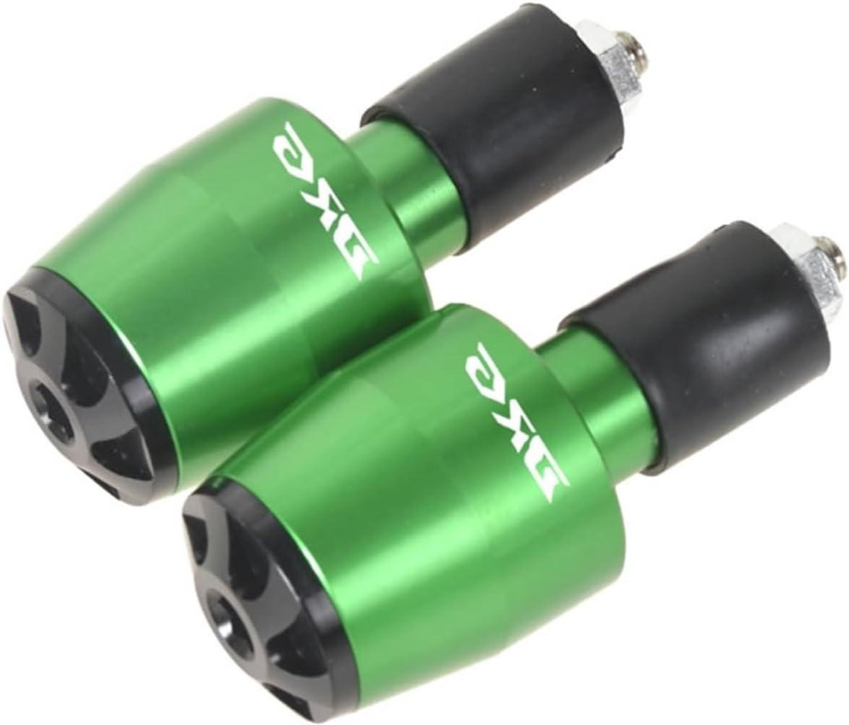 Motorfiets Handgreep Plug - Handvat Gewicht - Rijcomfort Verbeteren - CNC Aluminium Constructie - Universeel - Zwart