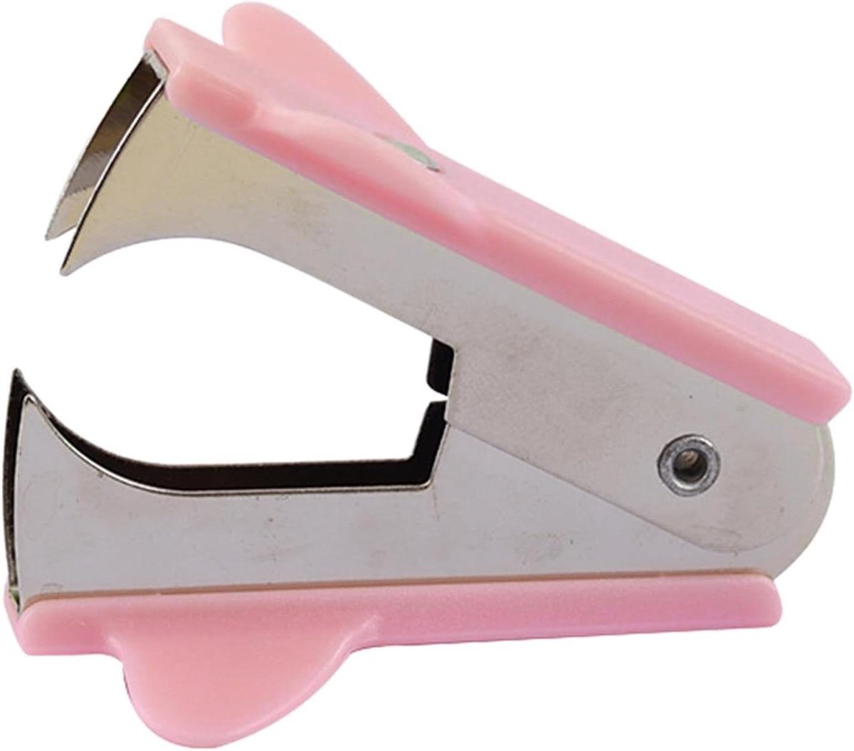 Nietjesverwijderaar - Nietjestrekker Ontnieter - Documenten Ontnieten - Ergonomisch Ontwerp - 6 x 4 x 2 cm - Rozeachtig
