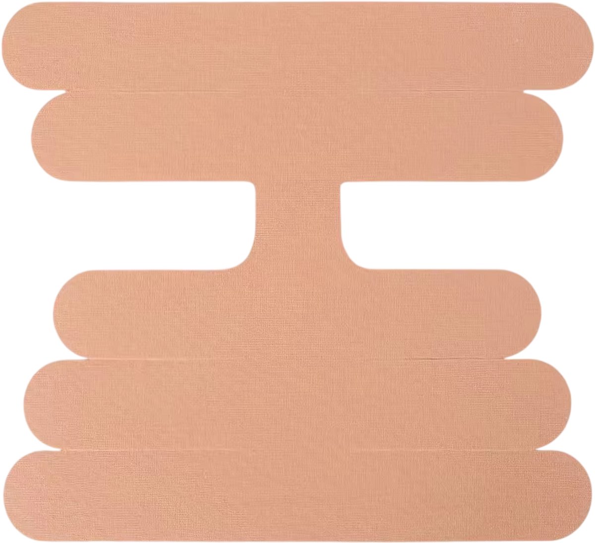Voorgesneden Kinesiologietape voor de Enkel – Sporttape Enkel, Ademende Elastische Kinesiotape, Enkelbrace Tape, Sport Verzorging - Beige