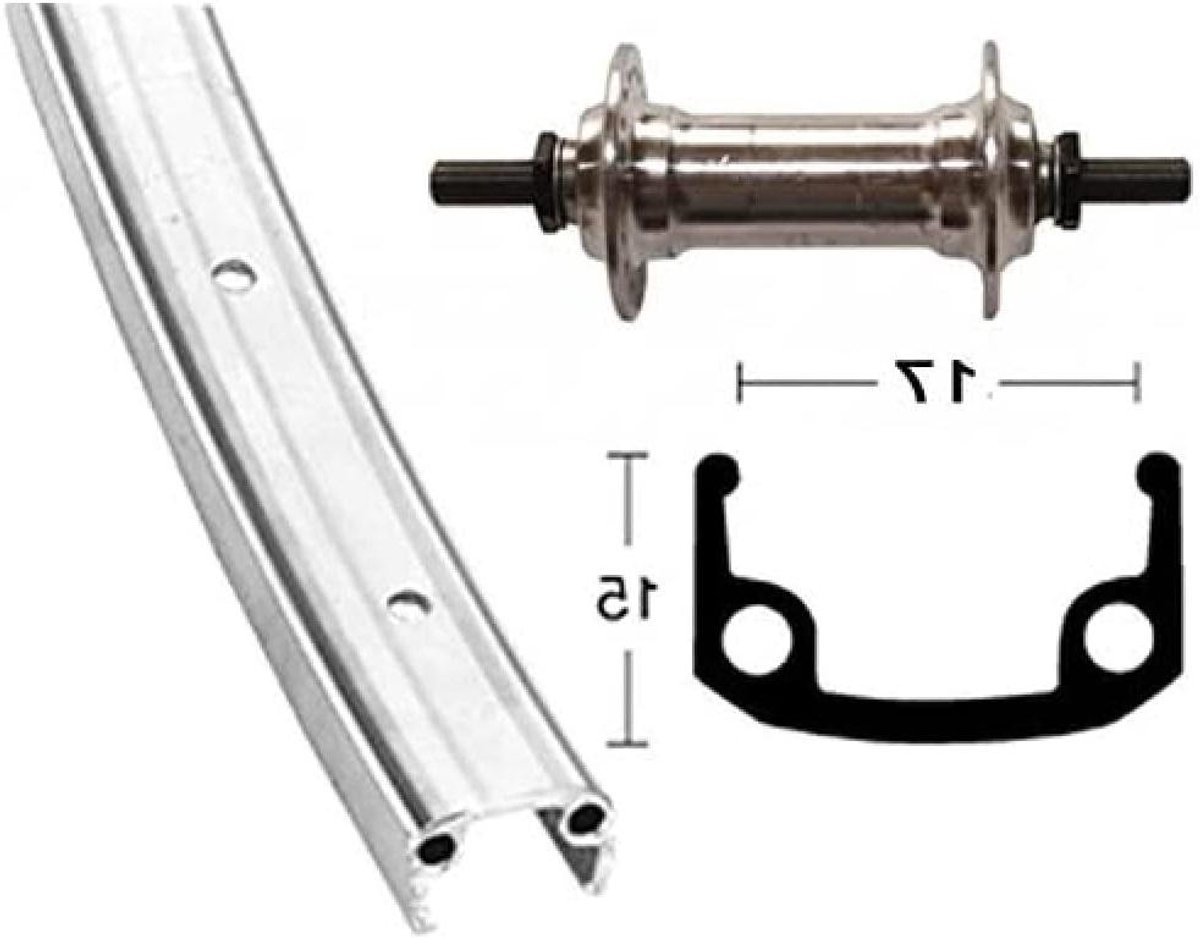 Loopwiel - Voorwiel - Fietsen - Aluminium naaf - 27 inch - zilver