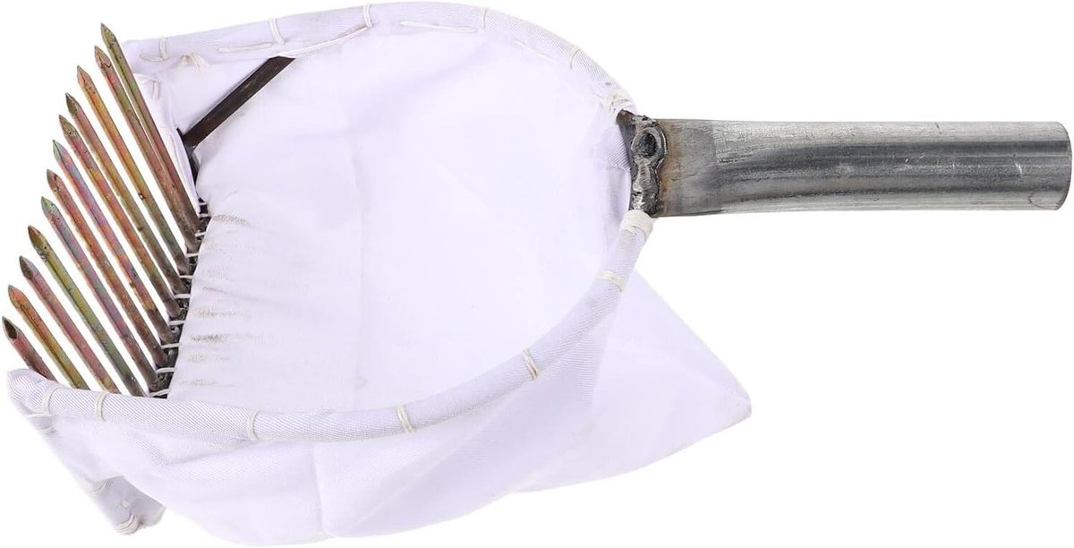 Bessenplukker Hark - Bessenplukgereedschap Bosbessenhark - Fruit Oogsten - Verlengde Steel - 28 x 16.2 x 5 cm - Zilver