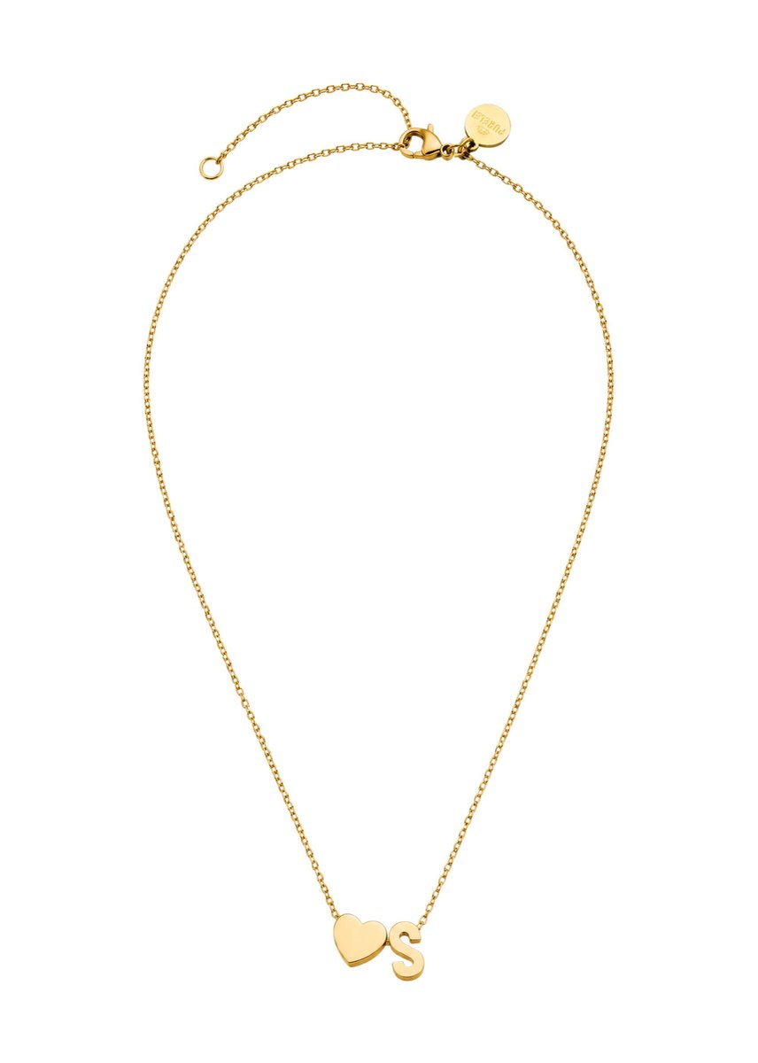 PURELEI Ketting Letter Heart S
