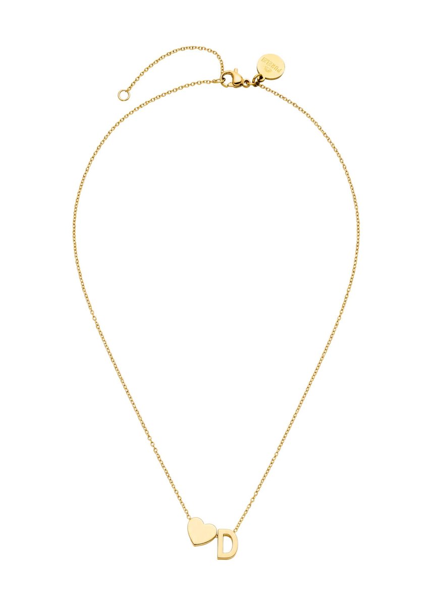PURELEI Ketting Letter Heart D
