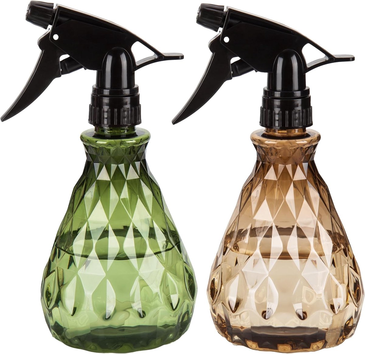 2 stuks spuitflessen 500 ml, verstuiver, lege spuitfles met verstelbare sproeikop, plantenwaterspuit, bloemensproeier, spuitflessen voor planten, bloemen, tuin, kapper