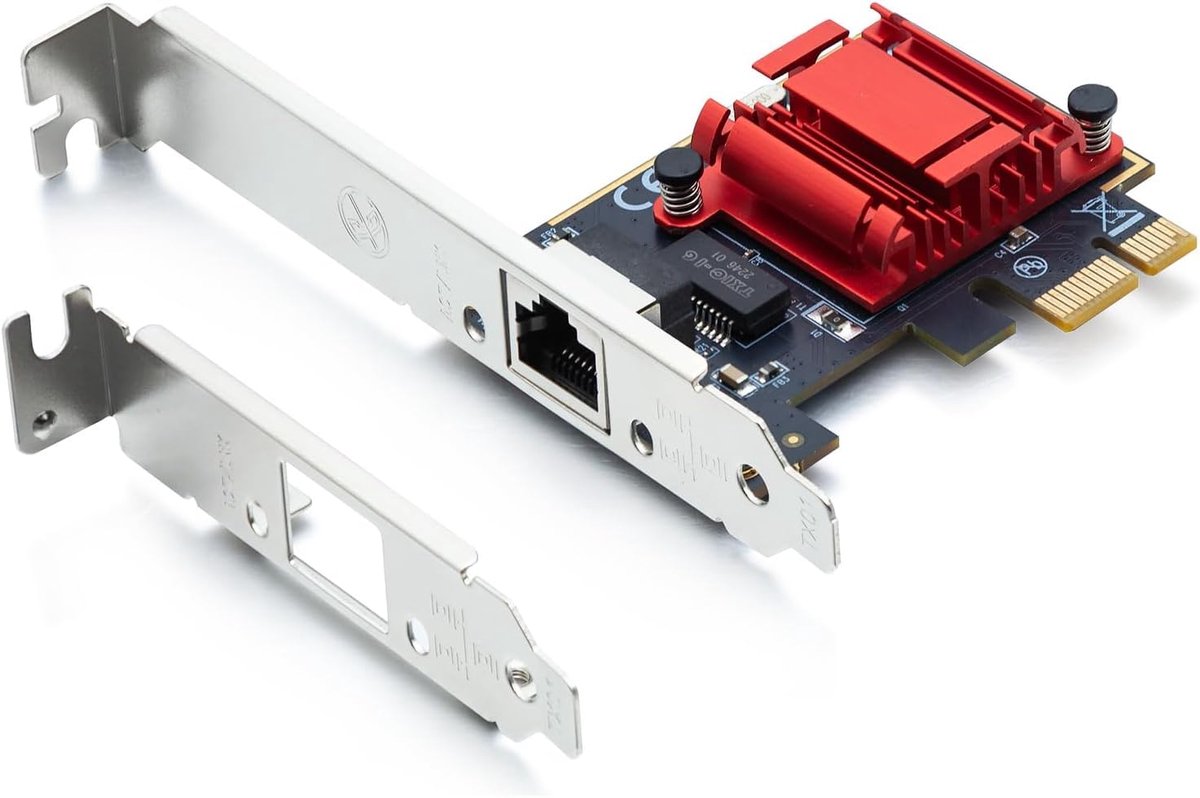 Gigabit Ethernet PCI Express netwerkkaart - Intel I210 chip - 10/100/1000Mbps - stabiele serververbinding - SnelShoppen