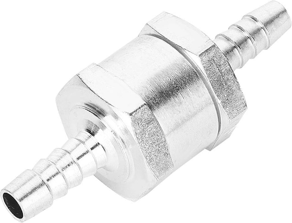 terugslagklep, aluminium brandstof terugslagklep eenrichtingsklep 6/8/10/12 mm optioneel (6mm)